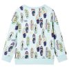 Sweatshirt para criança azul-suave mesclado 128 - Image 2