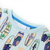 Sweatshirt para criança azul-suave mesclado 128 - Image 3