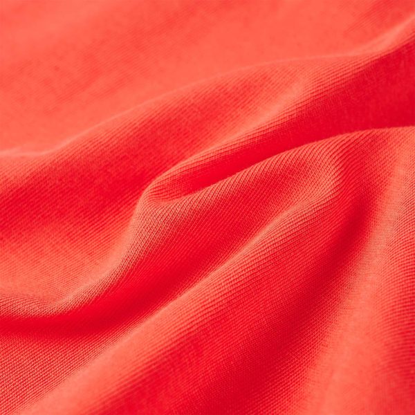 T-shirt de manga curta para criança vermelho 104 - Image 7