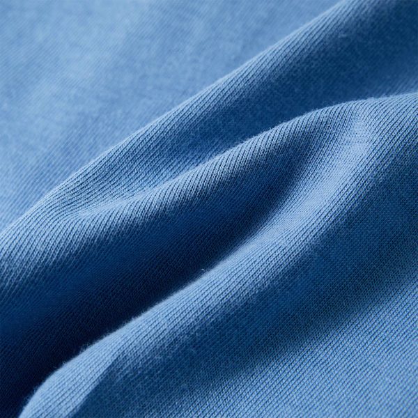 T-shirt infantil com mangas curtas azul-médio 116 - Image 7