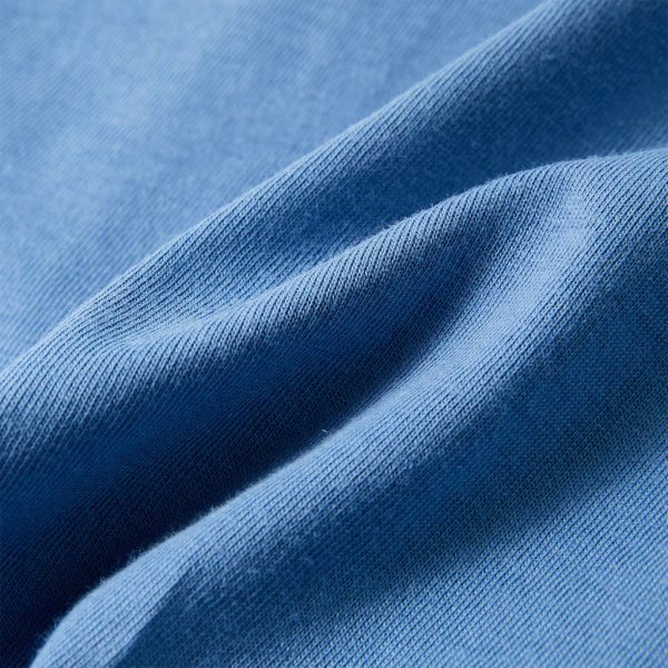 T-shirt infantil com mangas curtas azul-médio 128 - Image 7