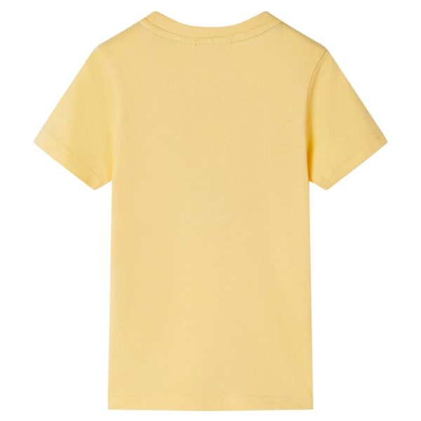T-shirt infantil com mangas curtas amarelo 128 - Image 2