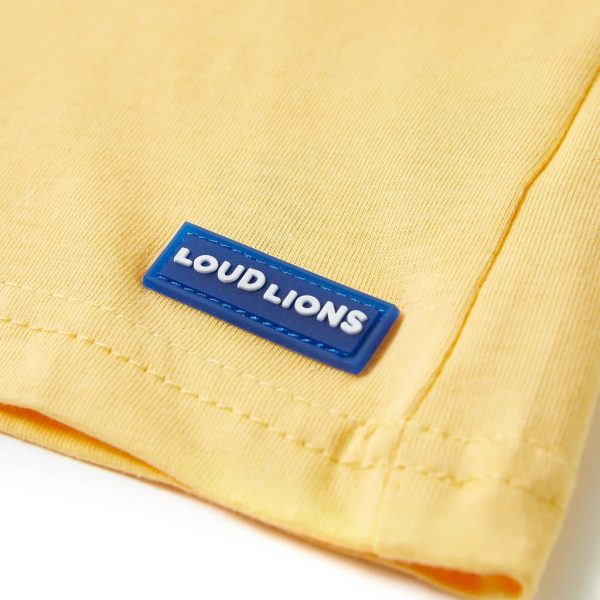 T-shirt infantil com mangas curtas amarelo 128 - Image 5