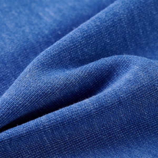 Sweatshirt para criança com capuz e fecho azul mesclado 92 - Image 7