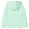 Sweatshirt para criança com capuz e fecho verde-brilhante 104 - Image 2