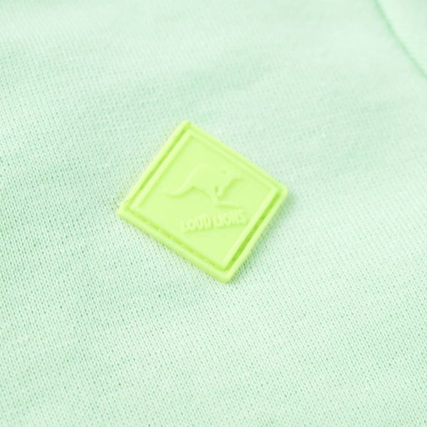 Sweatshirt para criança com capuz e fecho verde-brilhante 116 - Image 5