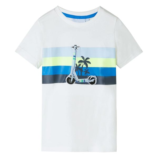 T-shirt infantil cor cru 104