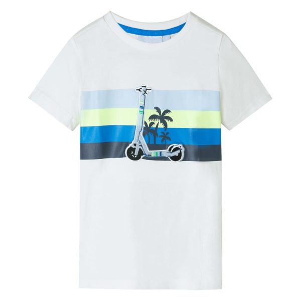 T-shirt infantil cor cru 116