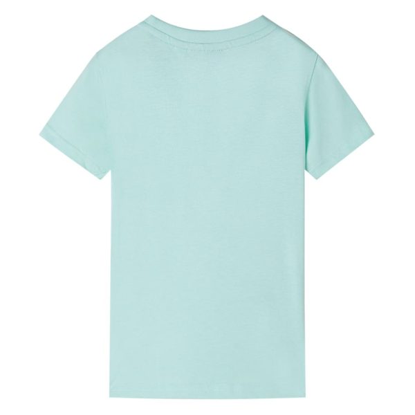 T-shirt infantil menta-claro 92 - Image 2