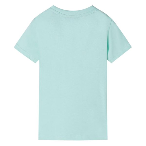 T-shirt infantil menta-claro 104 - Image 2