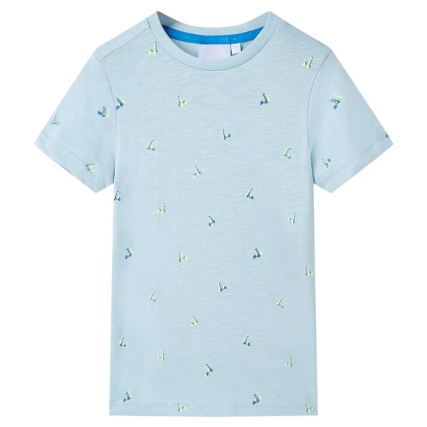 T-shirt para criança azul 92