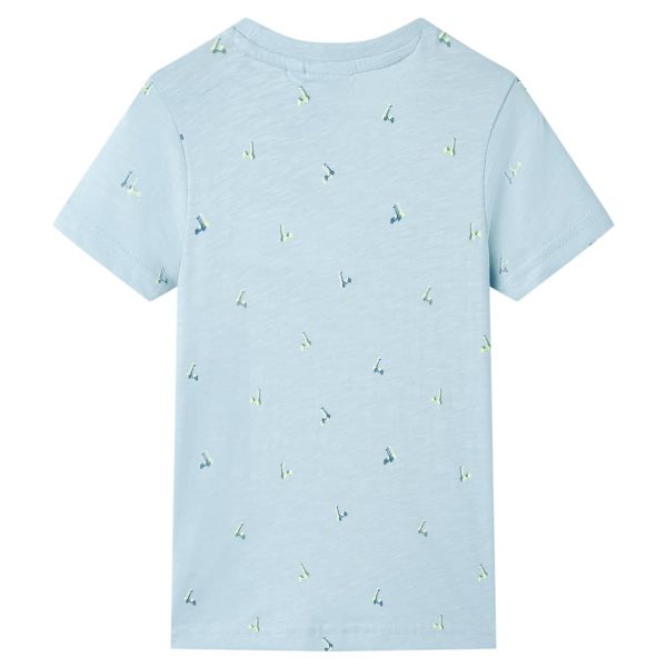 T-shirt para criança azul 104 - Image 2