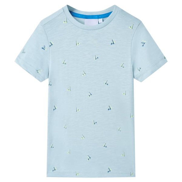 T-shirt para criança azul 128