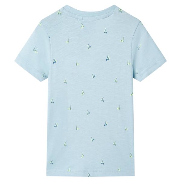 T-shirt para criança azul 128 - Image 2