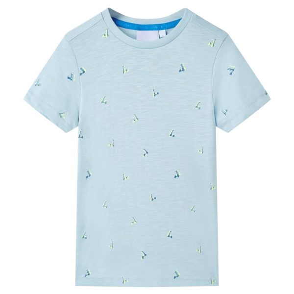 T-shirt para criança azul 140