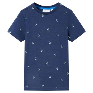 T-shirt para criança azul-escuro 104