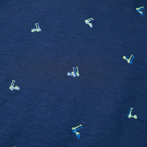 T-shirt para criança azul-escuro 104 - Image 4