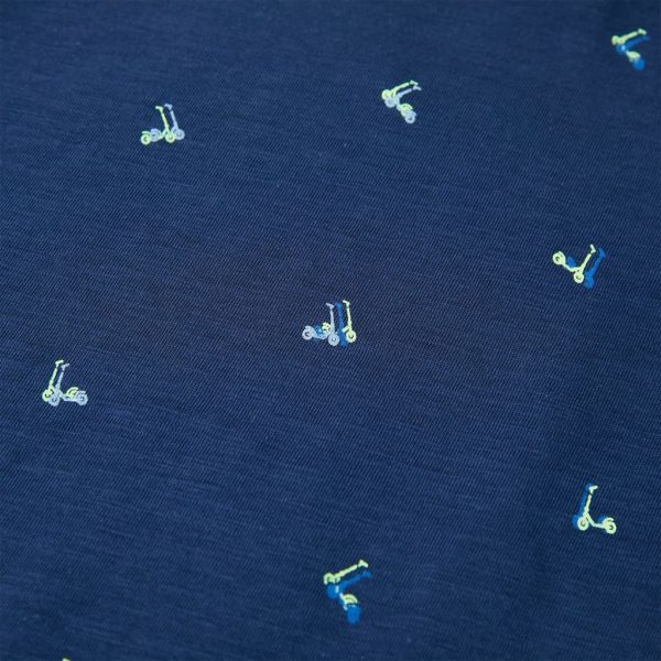 T-shirt para criança azul-escuro 140 - Image 4
