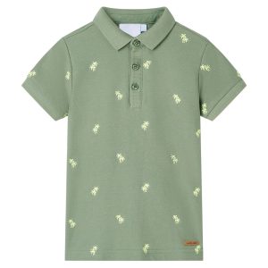 Polo para criança caqui 116