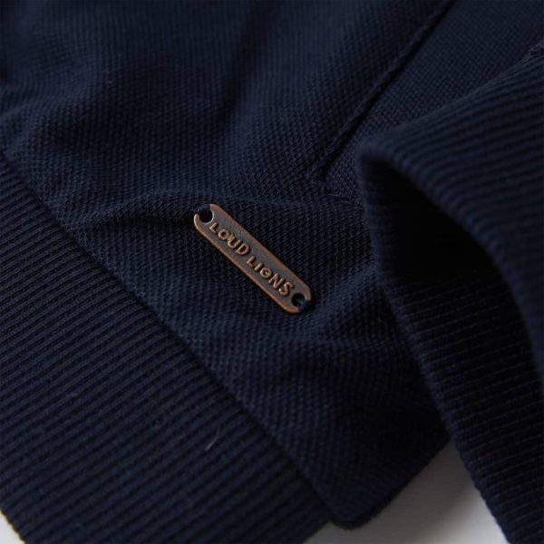 Sweatshirt para criança com fecho azul-marinho 116 - Image 6