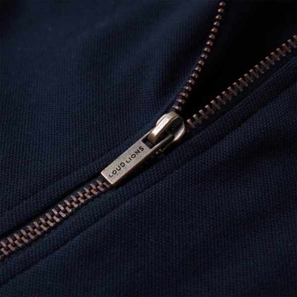 Sweatshirt para criança com fecho azul-marinho 140 - Image 4