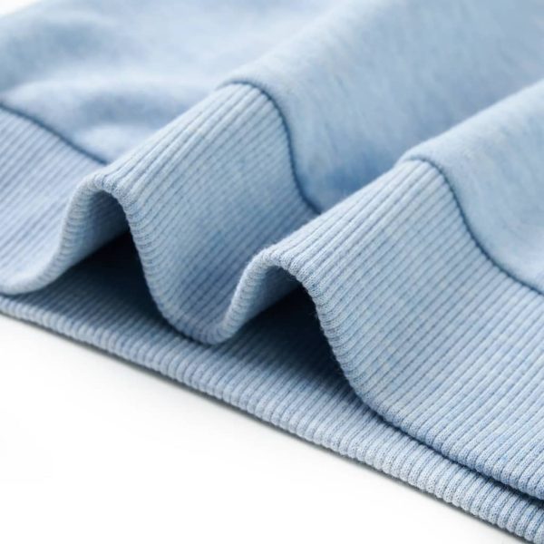 Sweatshirt para criança azul-suave mesclado 128 - Image 6
