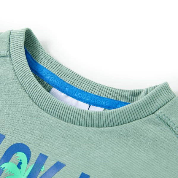 Sweatshirt para criança cor caqui-claro 92 - Image 3