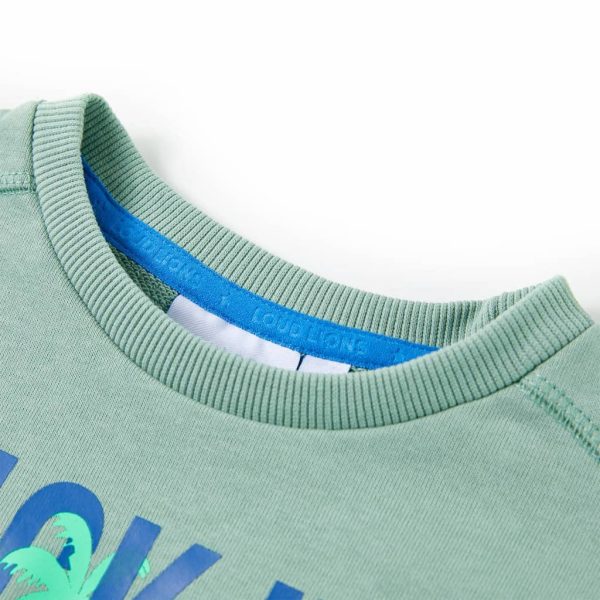 Sweatshirt para criança cor caqui-claro 116 - Image 3