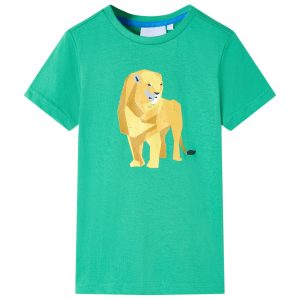 T-shirt de criança verde 104