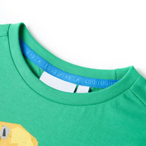 T-shirt de criança verde 128 - Image 3