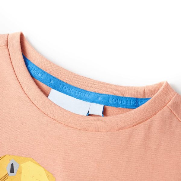 T-shirt de criança laranja-claro 92 - Image 3