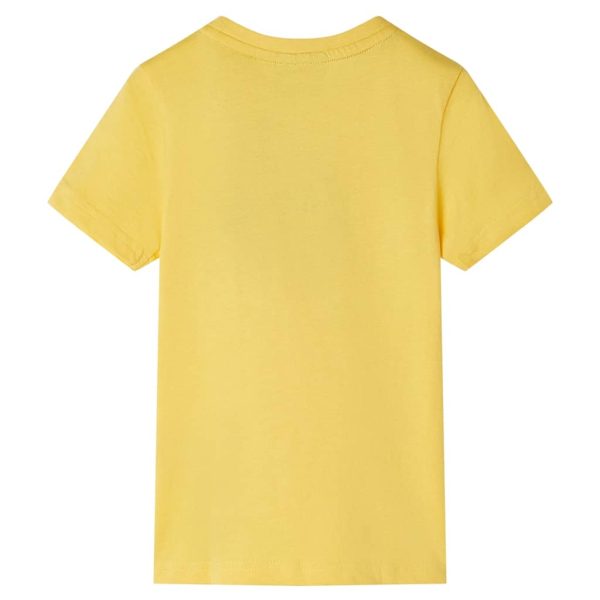 T-shirt de manga curta para criança ocre-claro 128 - Image 2