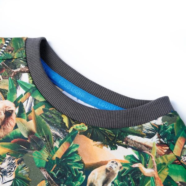 Sweatshirt para criança azul-petróleo 92 - Image 3