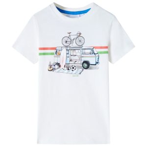 T-shirt infantil cor cru 104