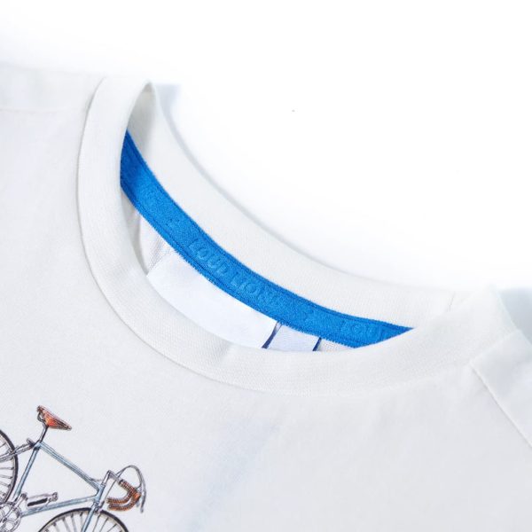 T-shirt infantil cor cru 128 - Image 3