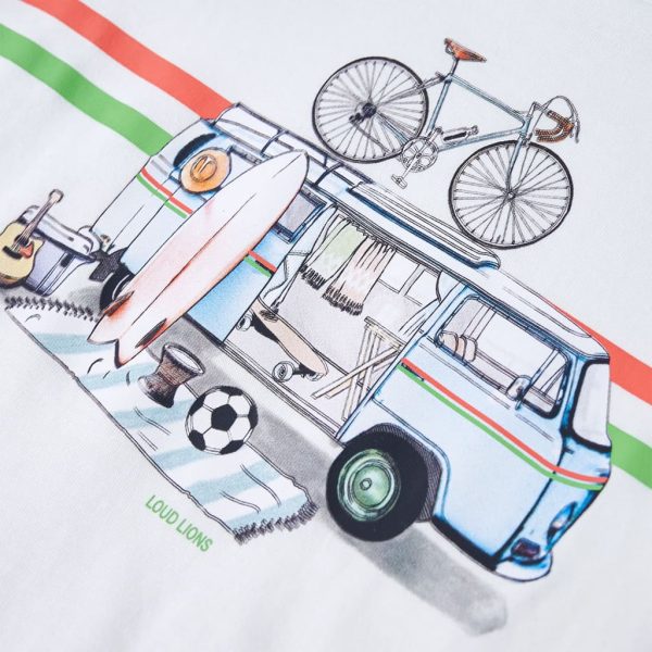 T-shirt infantil cor cru 128 - Image 4