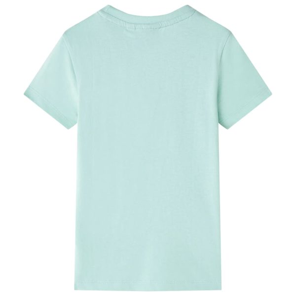 T-shirt infantil menta-claro 92 - Image 2