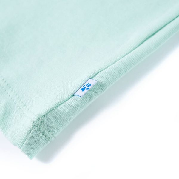T-shirt infantil menta-claro 116 - Image 5
