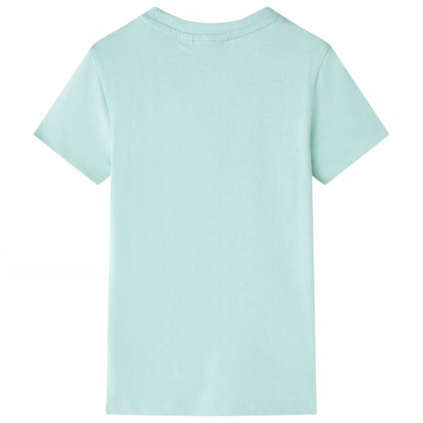 T-shirt infantil menta-claro 140 - Image 2
