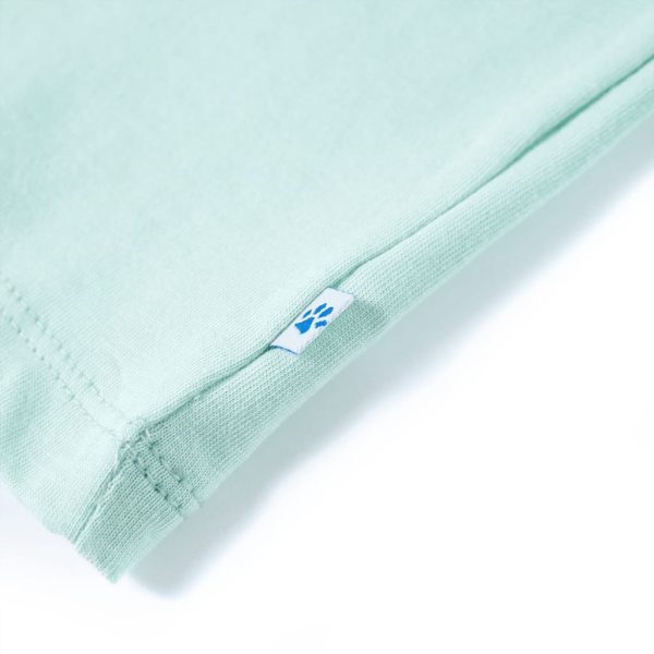 T-shirt infantil menta-claro 140 - Image 5