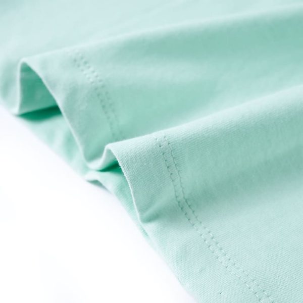 T-shirt infantil menta-claro 140 - Image 6