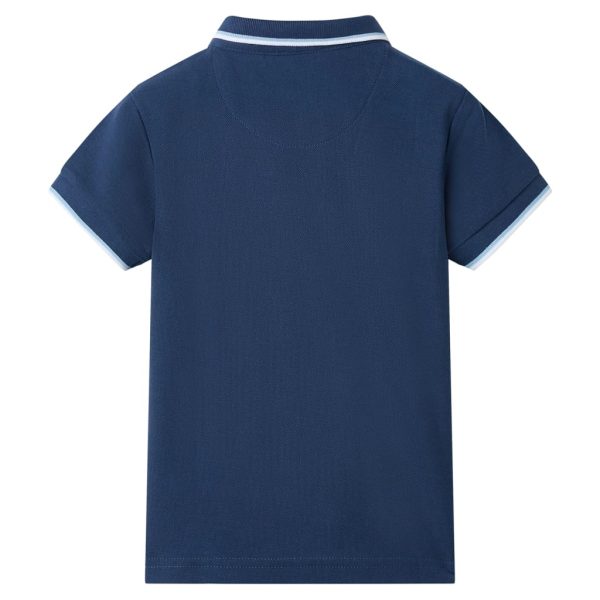 Polo para criança azul-escuro 104 - Image 2