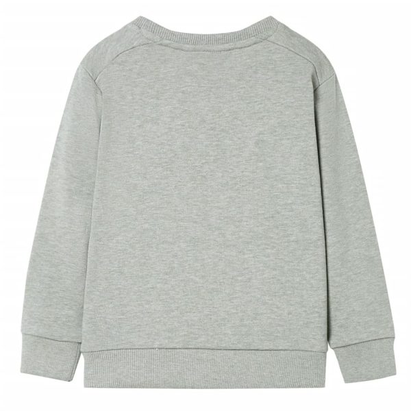 Sweatshirt para criança cor caqui-claro mesclado 116 - Image 2
