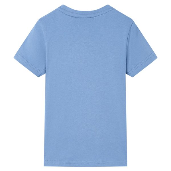 T-shirt de criança azul médio 104 - Image 2