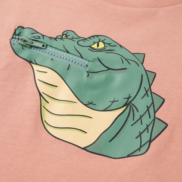 T-shirt de criança laranja-claro 116 - Image 4