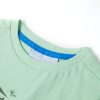 T-shirt manga curta para criança verde-claro 128 - Image 3