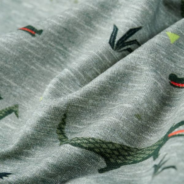Sweatshirt para criança cor caqui-claro mesclado 116 - Image 7