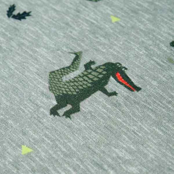 Sweatshirt para criança cor caqui-claro mesclado 140 - Image 4