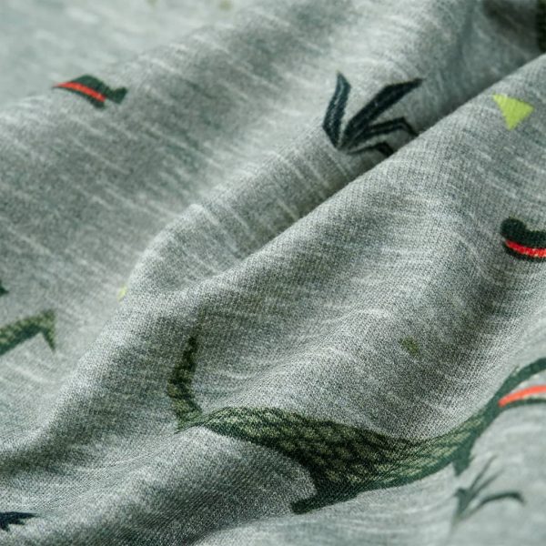 Sweatshirt para criança cor caqui-claro mesclado 140 - Image 7