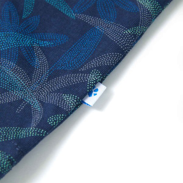 T-shirt infantil azul-escuro 116 - Image 5